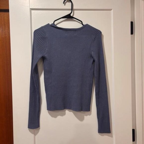 Pinque | Sumayya Buttoned Cardigan in Blue | Size: S - Picture 3 of 4